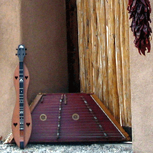 Mountain and hammered dulcimers